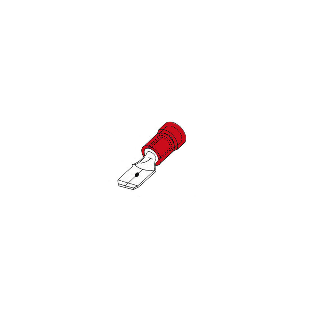 COSSE MALE 2.8mm ROUGE