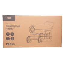 Canon à air chaud - diesel - 30 kW