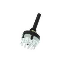 COMMUTATEUR ROTATIF 3 CIRCUITS / 4 POSITIONS - COSSES A SOUDER