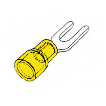 COSSE À FOURCHE 5.3mm - JAUNE