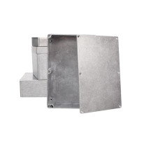 COFFRET ETANCHE EN ALUMINIUM - 222 x 146 x 55mm