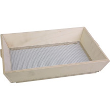 Tamis rectangulaire, 22 x 32 cm, hauteur 11 cm