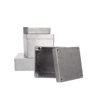 COFFRET ETANCHE EN ALUMINIUM - 120.5 x 120.5 x 101.5mm