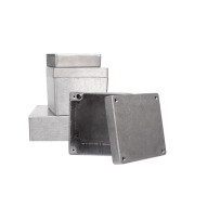 COFFRET ETANCHE EN ALUMINIUM - 120.5 x 120.5 x 101.5mm