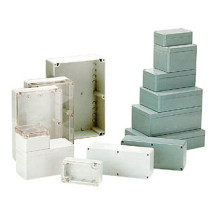 COFFRET ETANCHE EN POLYCARBONATE - GRIS CLAIR 115 x 65 x 40mm