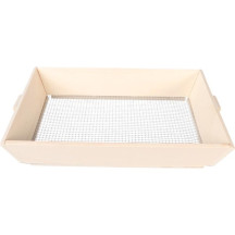 Tamis rectangulaire, 22 x 32 cm, hauteur 11 cm