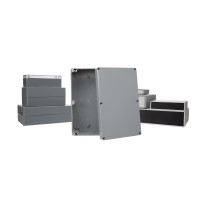 COFFRET ETANCHE EN ABS - GRIS FONCE 222 x 146 x 55mm