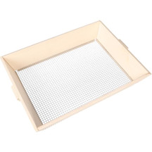 Tamis rectangulaire, 22 x 32 cm, hauteur 11 cm
