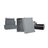COFFRET ETANCHE EN ABS - GRIS FONCE 171 x 121 x 80mm
