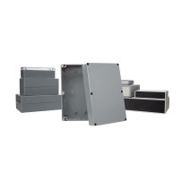 COFFRET ETANCHE EN ABS - GRIS FONCE 222 x 146 x 75mm