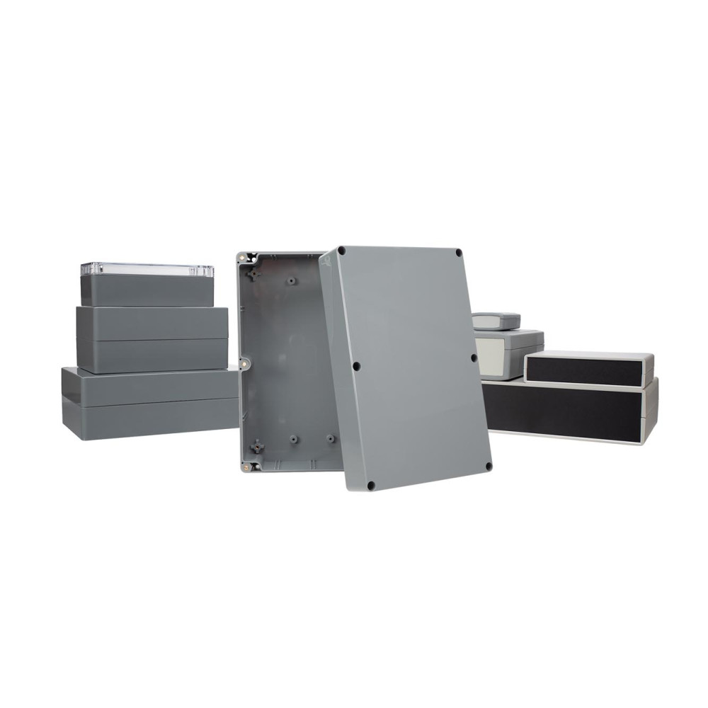 COFFRET ETANCHE EN ABS - GRIS FONCE 222 x 146 x 75mm