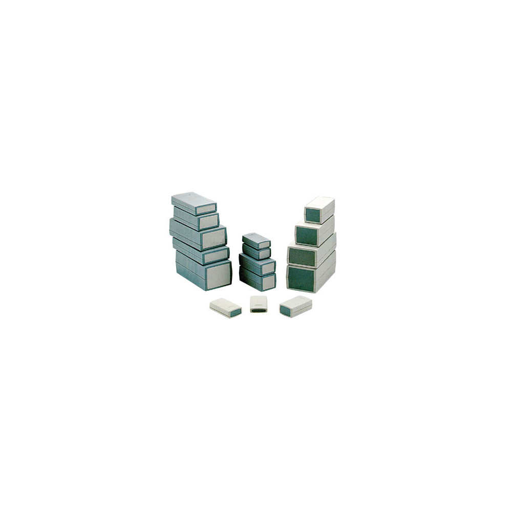 COFFRET EN PLASTIQUE MOULE - GRIS FONCE 90 x 50 x 16mm