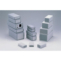 Boîtier moulé - gris clair - 120 x 60 x 30 mm