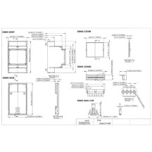 BOÎTIER MODULAIRE SUR RAIL DIN - 3MG