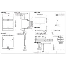 BOÎTIER MODULAIRE SUR RAIL DIN - 4MG