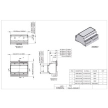 BOÎTIER MODULAIRE SUR RAIL DIN - 6MG