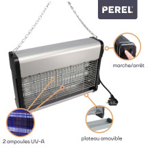 TUE-INSECTES ÉLECTRIQUE - 2 x 10 W