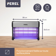 TUE-INSECTES ÉLECTRIQUE - 2 x 10 W