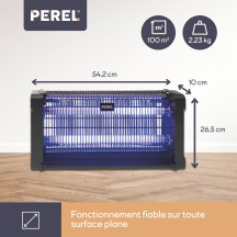TUE-INSECTES ÉLECTRIQUE 360° - 2 x 15 W