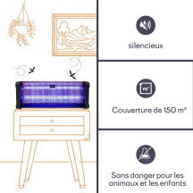 TUE-INSECTES ÉLECTRIQUE 360° - 2 x 20 W