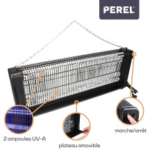 TUE-INSECTES ÉLECTRIQUE 360° - 2 x 20 W