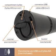 CHASSE-MOUCHES - NOIR