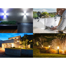 Garden Lights - Palm - applique murale - 12V - 35lm - 1W - 3000K