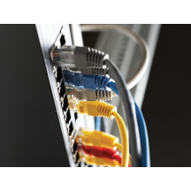 FICHE MODULAIRE RJ45 8P8C POUR CABLES RONDS BLINDES