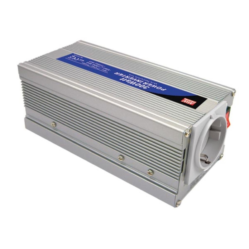 MEAN WELL - CONVERTISSEUR CC-CA À ONDE SINUSOÏDALE MODIFIÉE - 300 W - PRISE ALLEMANDE
