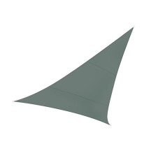 Voile solaire - triangle - 3.6 x 3.6 x 3.6 m - couleur : gris vert