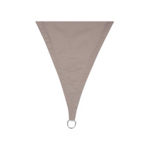 Voile solaire - triangle - 3.6 x 3.6 x 3.6 m - couleur: gris taupe