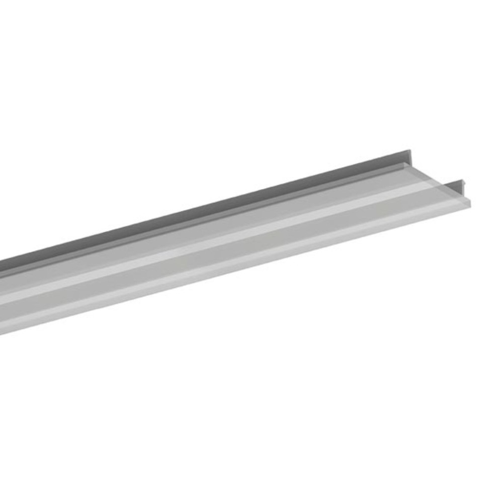 DIFFUSEUR PMMA POUR PROFILÉ DE RUBAN LED 'ALU-EPOXY' - 2 M -  OPAQUE