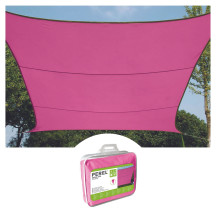 Voile solaire - rectangulaire - 2 x 3 m - couleur: fuchsia