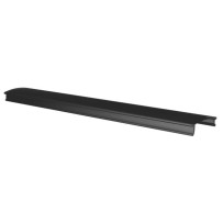 Diffuseur supérieur pour lampe murale à led, série SL - polycarbonate résistant aux UV. - 3 m - noir givré