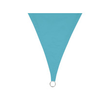 Voile solaire - carré - 3.6 x 3.6 m - couleur : bleu ciel