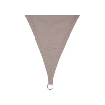 Voile solaire - carré - 5 x 5 m - couleur: gris taupe