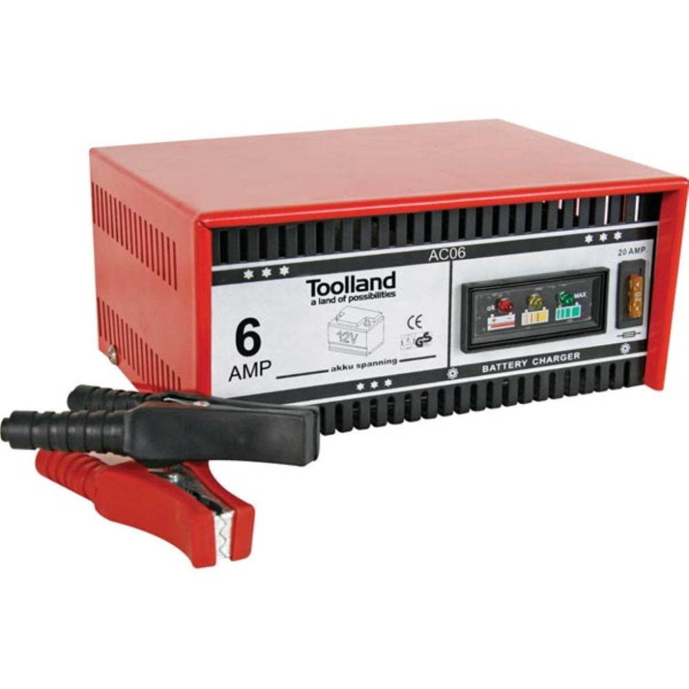 CHARGEUR POUR BATTERIE À ACIDE DE PLOMB - 12 V - 6 A