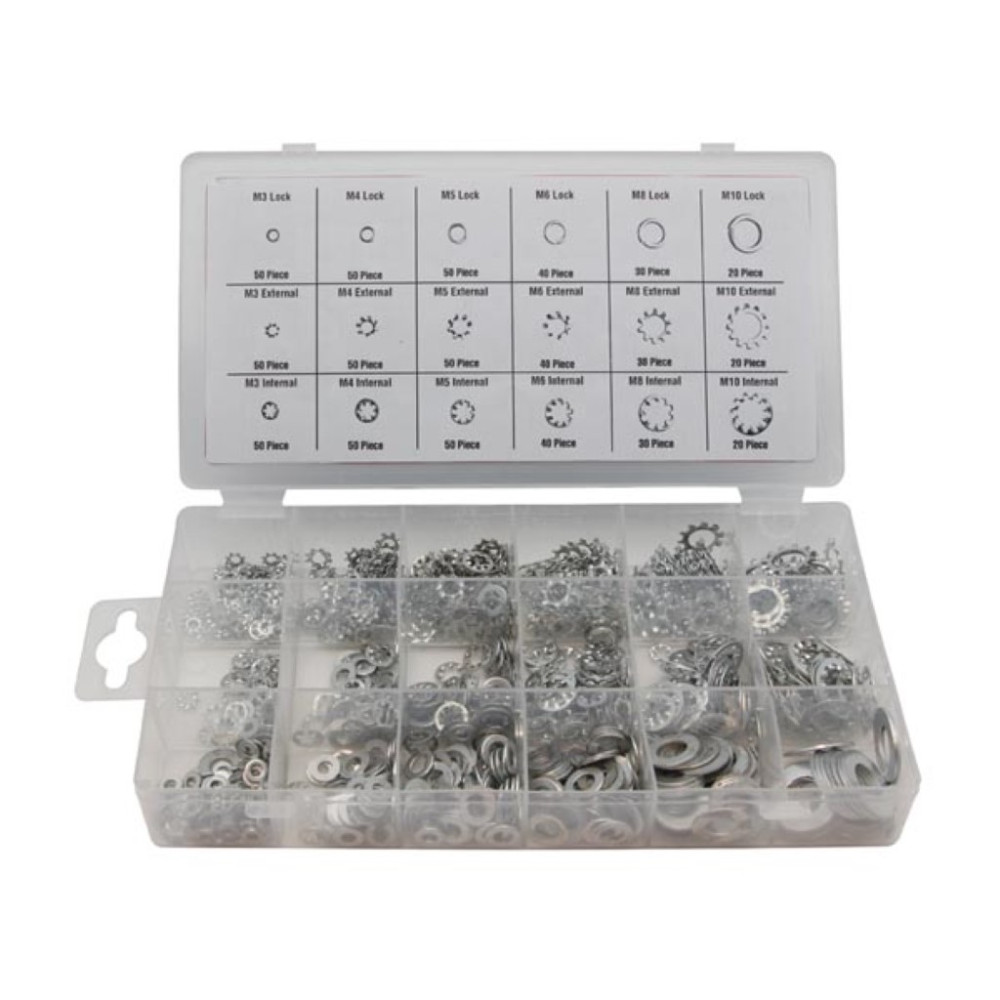 Assortiment de rondelles, 720 pièces