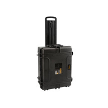 MALLETTE RIGIDE TROLLY - 604 x 473 x 283 mm - AVEC MOUSSE - 80 L