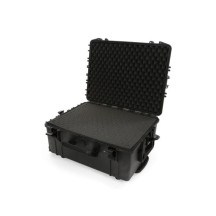 MALLETTE RIGIDE TROLLY - 604 x 473 x 283 mm - AVEC MOUSSE - 80 L