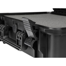 MALLETTE RIGIDE TROLLY - 604 x 473 x 283 mm - AVEC MOUSSE - 80 L