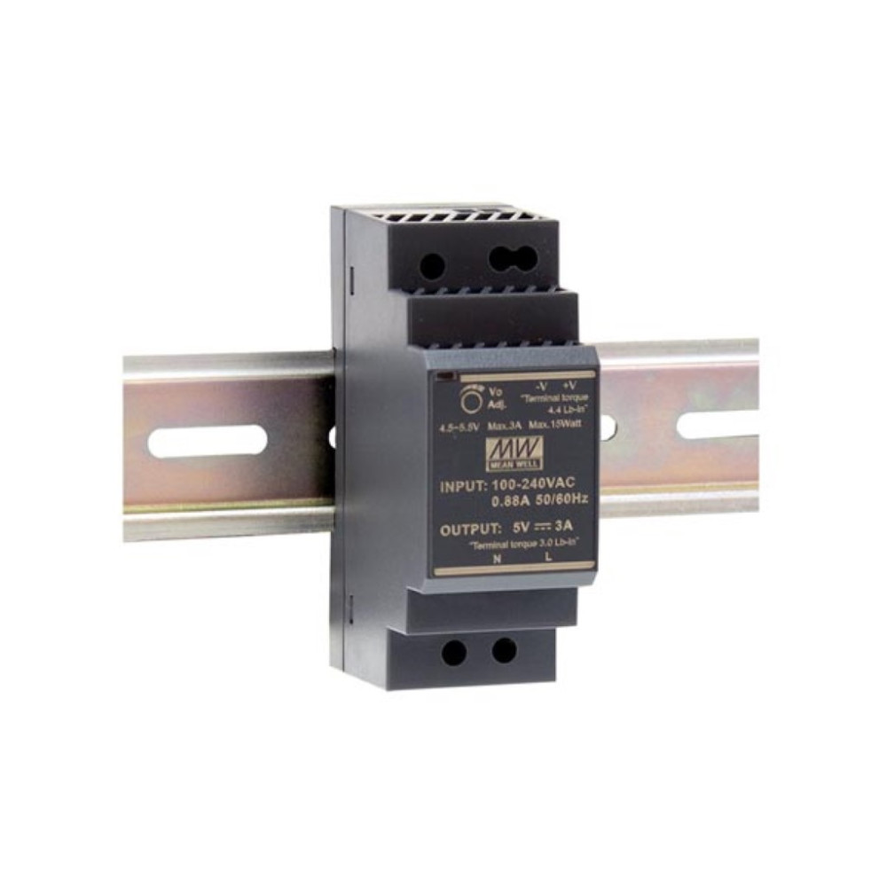 ALIMENTATION - 1 SORTIE - 30 W - 24 V 1.5 A - MONTAGE SUR RAIL DIN - POUR USAGE INDUSTRIEL