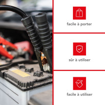 CHARGEUR POUR BATTERIE À ACIDE DE PLOMB - 12/24 V - AVEC FONCTION BOOST - 20A