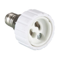 ADAPTATEUR DE DOUILLE E14 VERS GU10