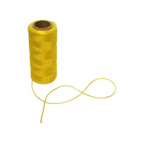 Corde de maçonnerie - 1,2 mm - longueur 100 m - jaune