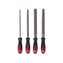 JEU DE LIMES POUR ACIER - 20 cm/8" - 4 pcs