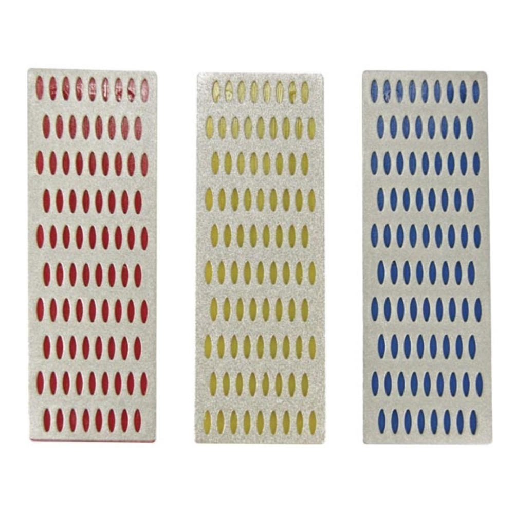 JEU DE PIERRES À AIGUISER AU DIAMANT - 3 pcs