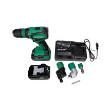 Perceuse-visseuse sans fil, 18V, 55 Nm, coffret HSC II, y compris les accessoires, 2 x 2Ah batteries et chargeur.