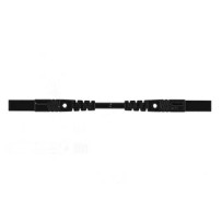 CORDON DE MESURE ISOLE 25cm et Ø 4mm - NOIR (MLB/GG-SH 25/1)