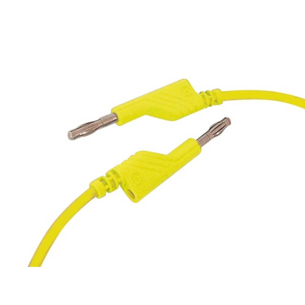 CORDON DE MESURE 4mm 50cm - JAUNE  (MLN-SIL / 1)